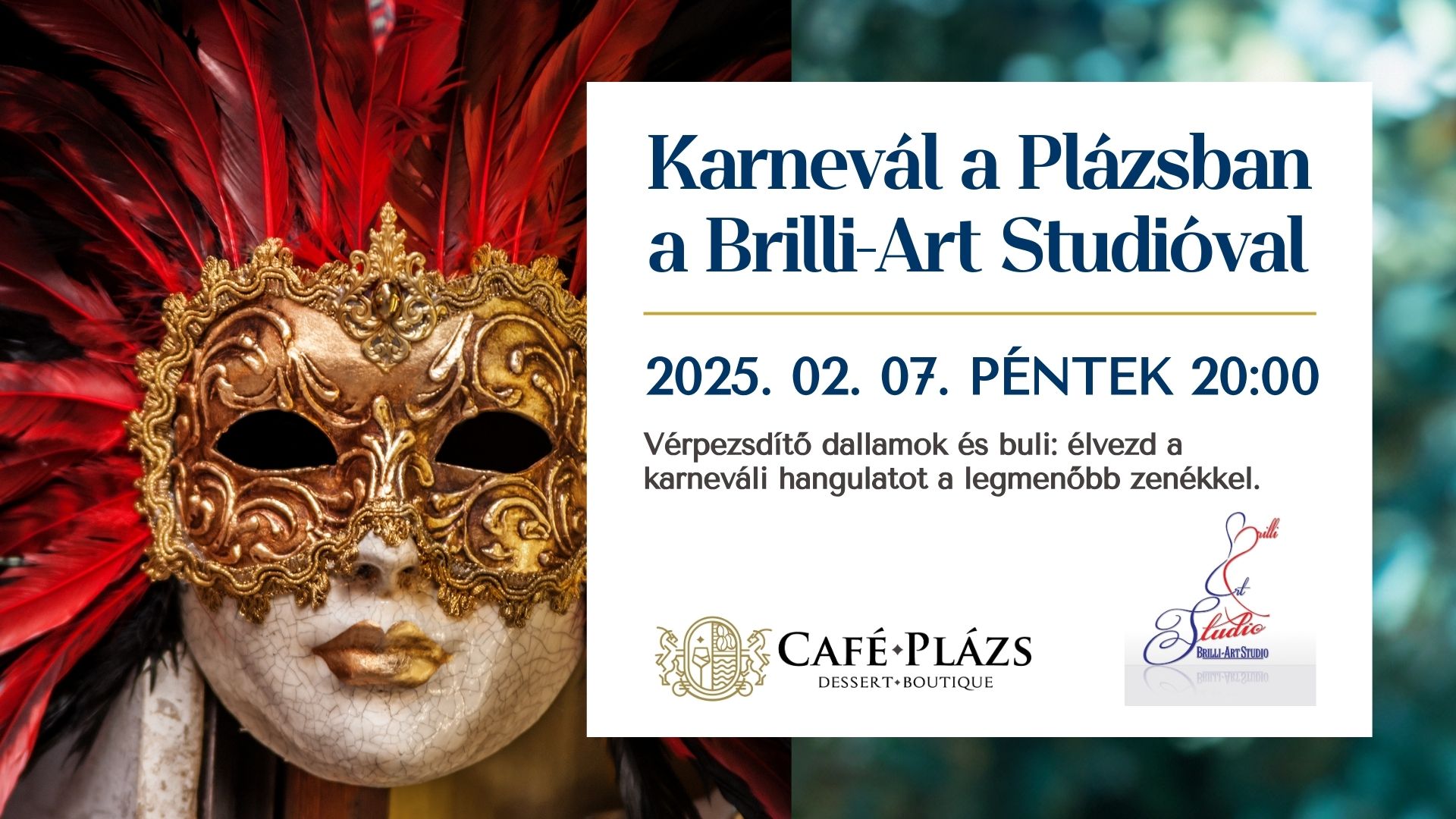 Karnevál a Plázsban a Brilli-Art Stúdióval