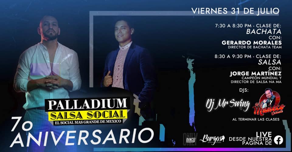 7 ANIVERSARIO Online Palladium Salsa Social•