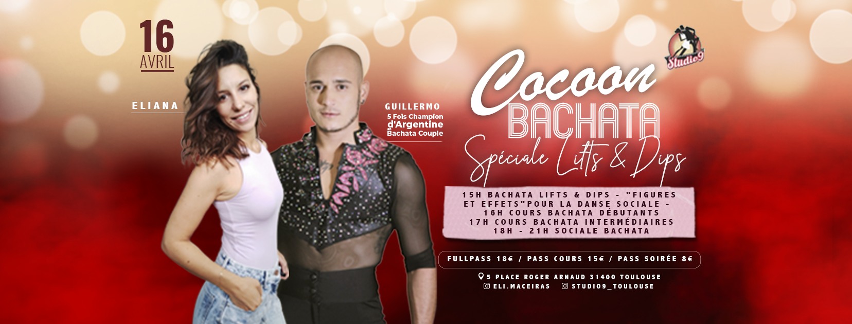 COCOON BACHATA - DIMANCHE 16 AVRIL