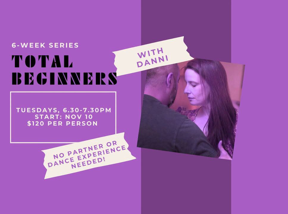 Argentine Tango - Total Beginners - November December 2026