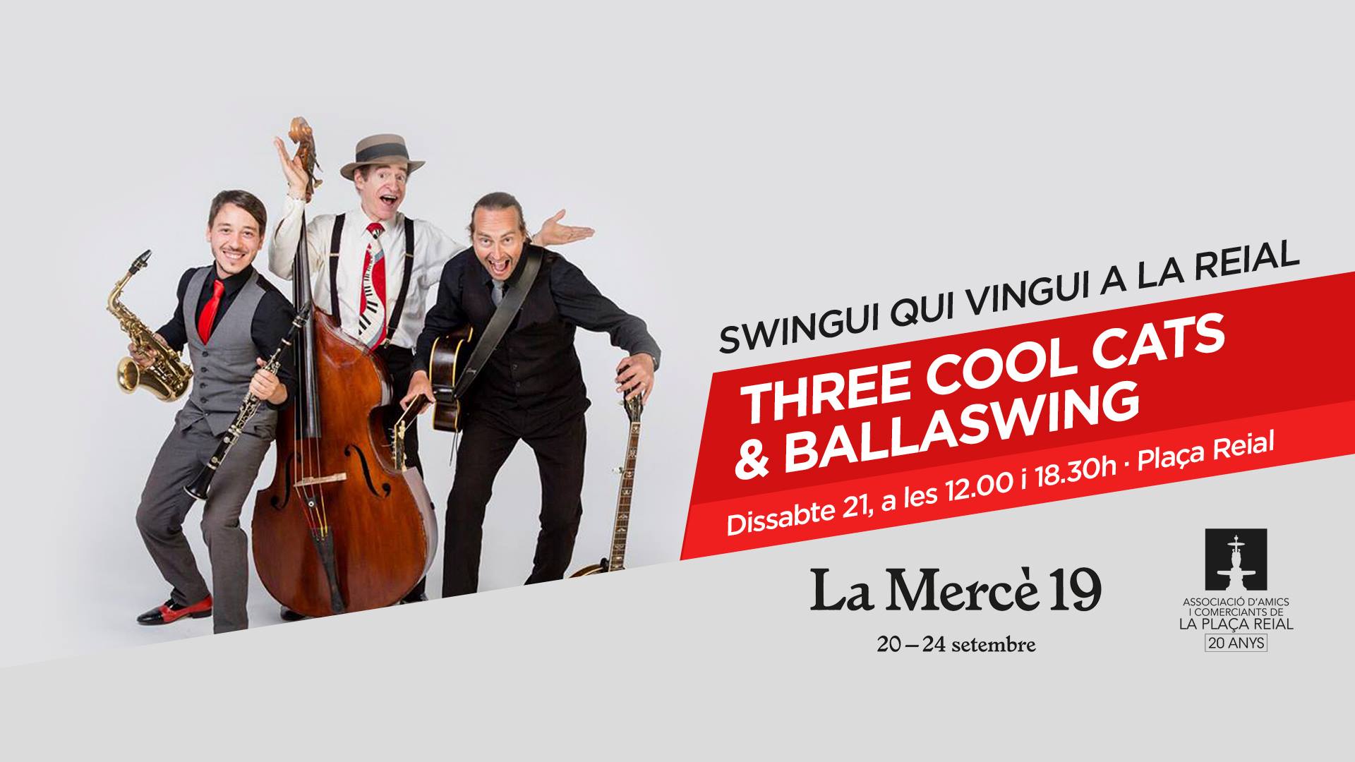 Three Cool Cats & Ballaswing en diferentes horarios