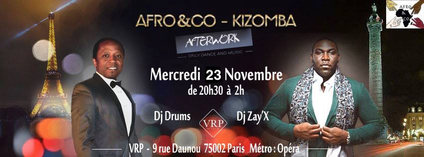 Afro&Co Kizomba Afterwork 100% Danse