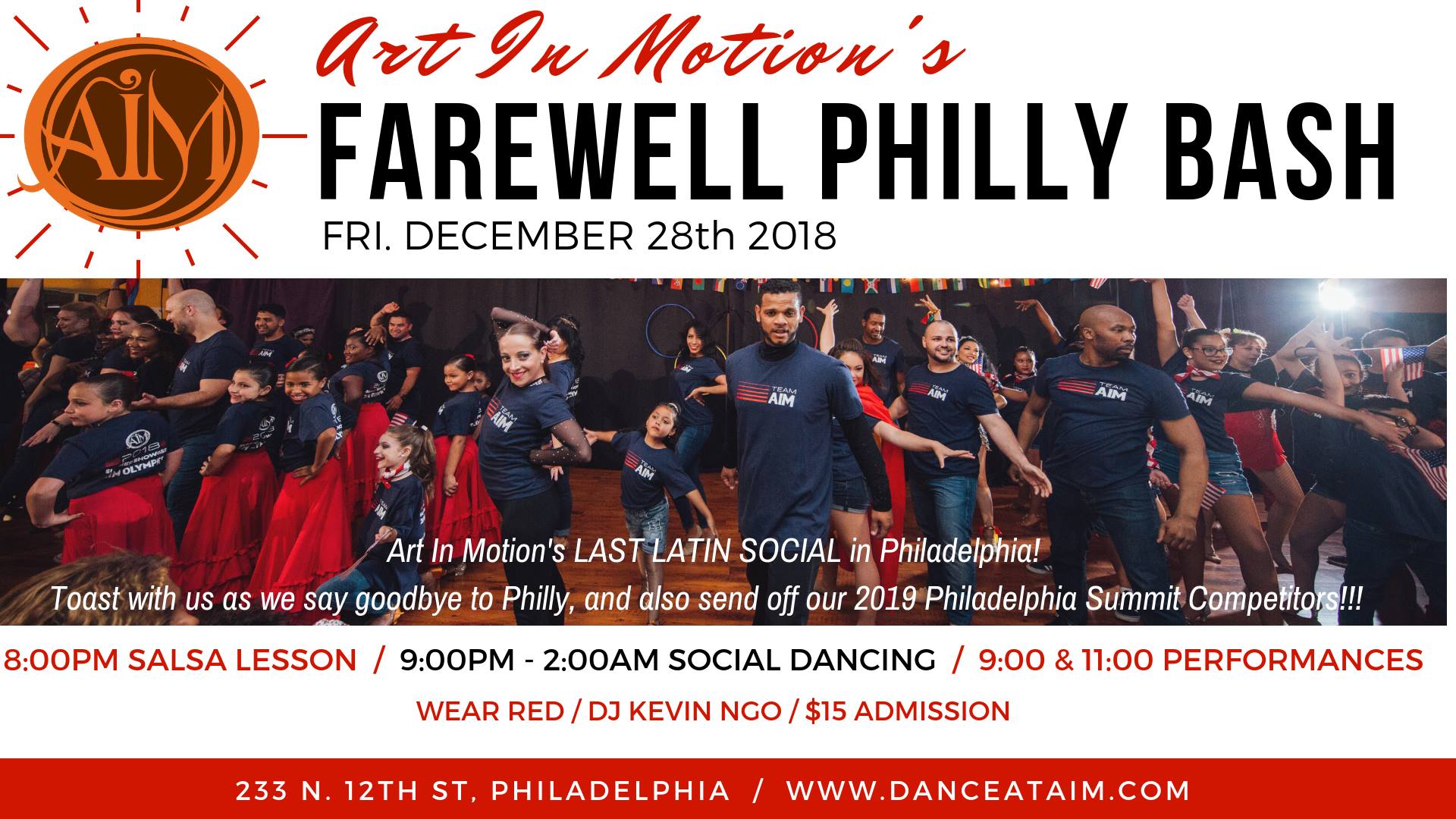Art In Motion's Farewell Philly Bash