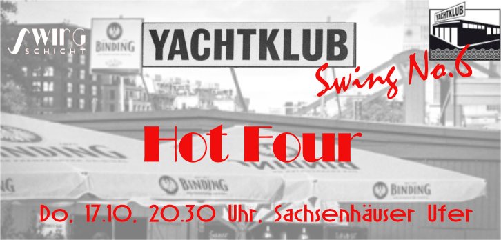 Yachtklub Swing No. 6: live mit den "Hot Four"