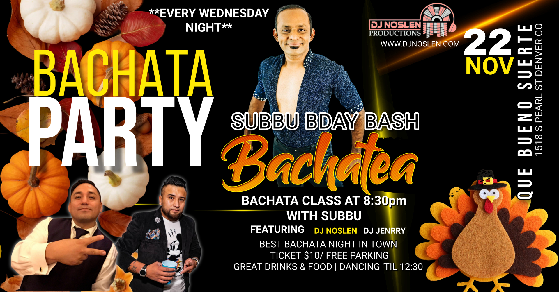 Bachatea-Subbu bday party - Thanksgiving Edition