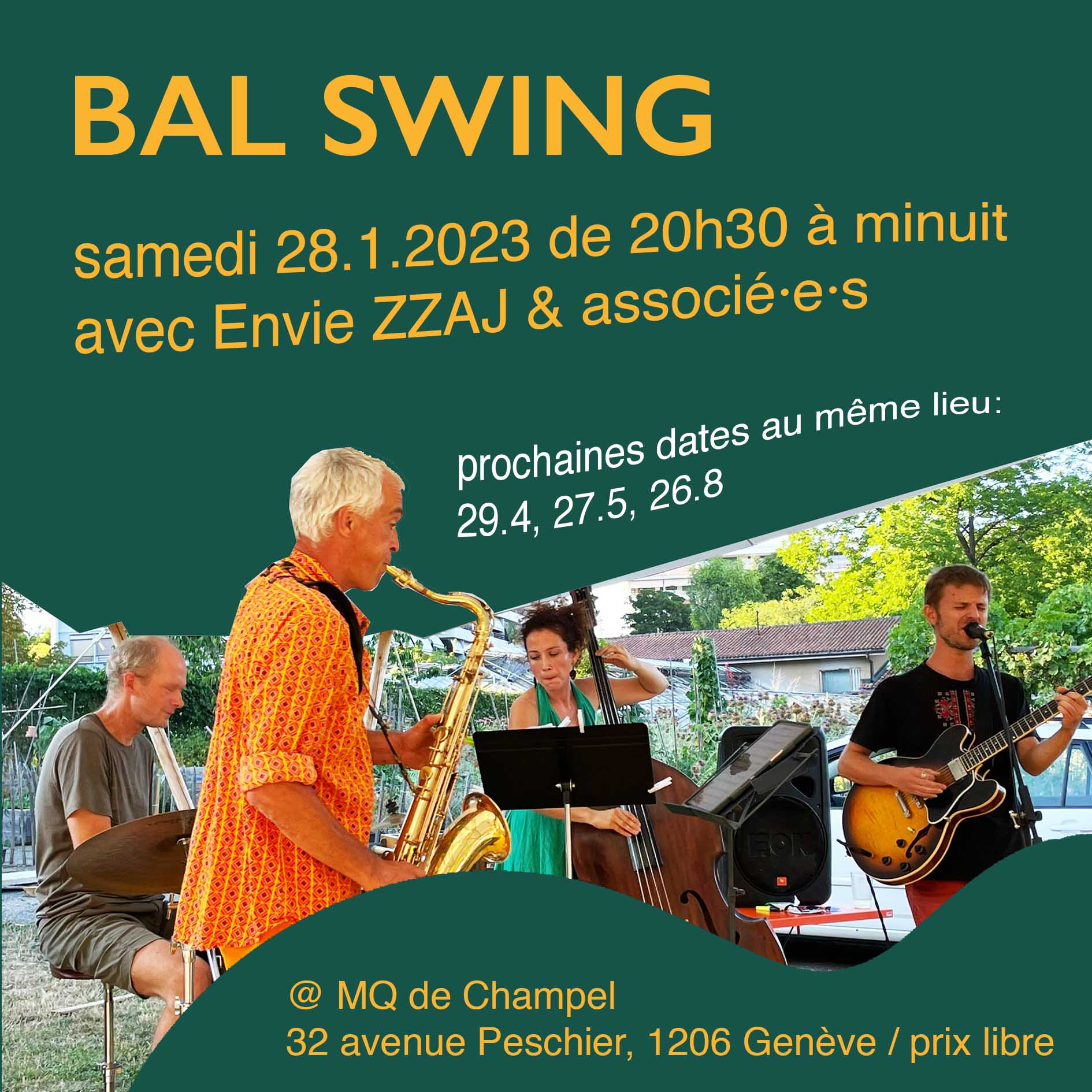 Bal swing avec Envie ZZAJ & associé·e·s