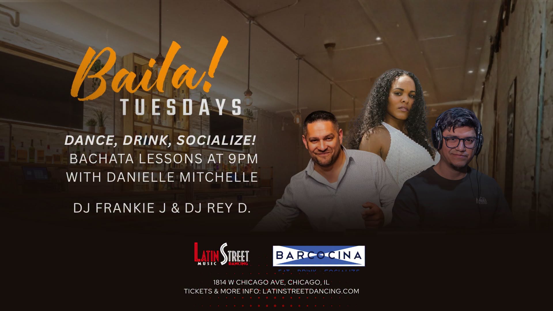 Baila Tuesdays 📍 Barcocina West Town