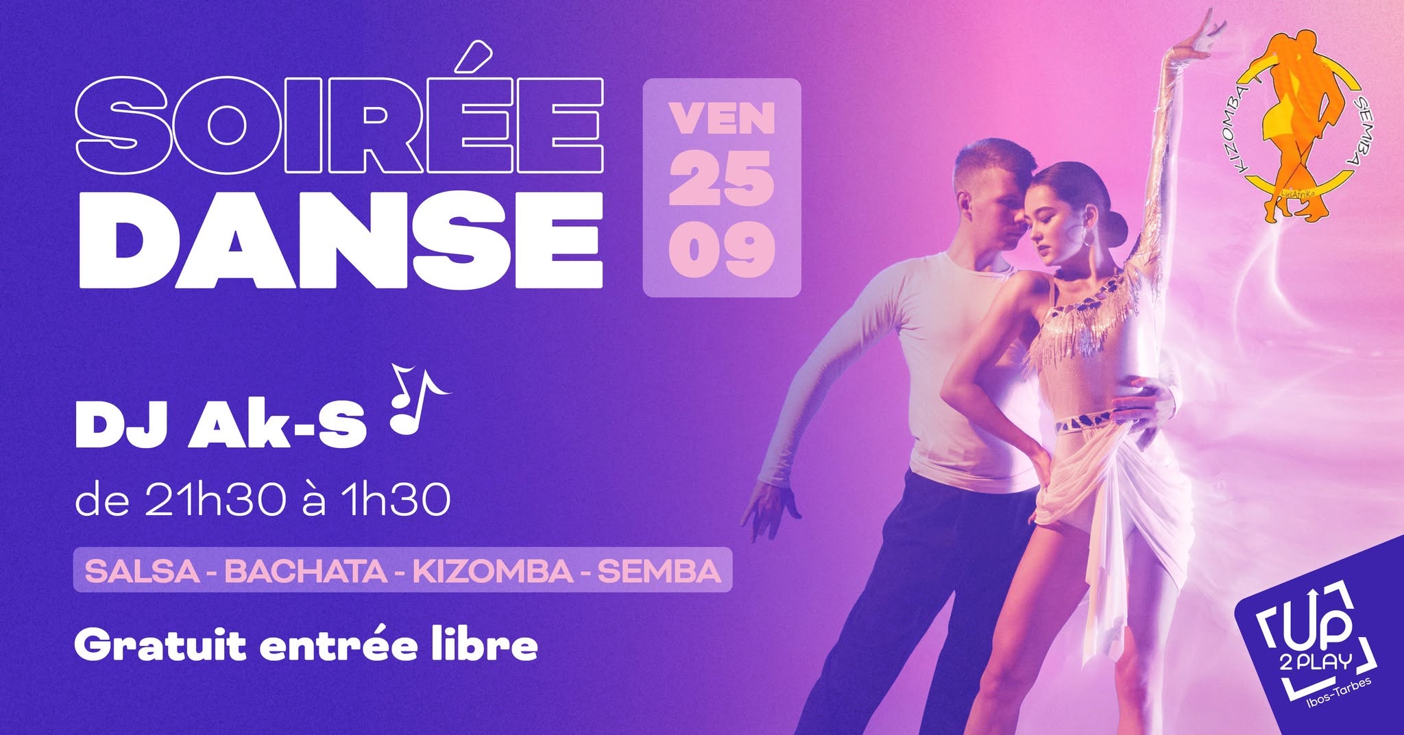 SOIRÉE SBKS - DJ AK-S UP2PLAY Ibos-Tarbes