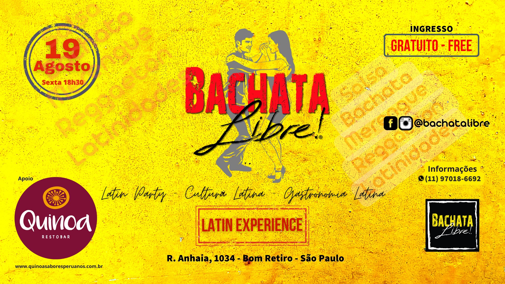 Bachata libre (Latin experience) - GRATUITO