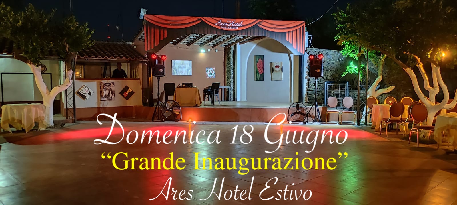 Grande Inaugurazione Ares Hotel Estivo