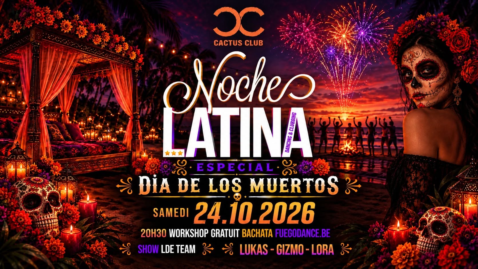 Noche Latina Dia de los Muertos ★ Saturday 24.10 ★ Cactus Club