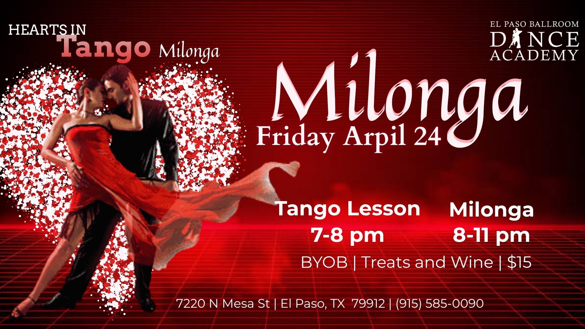 Hearts In Tango Milonga - Tango Lesson and Social Dancing