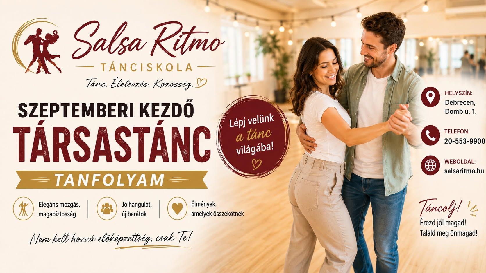 ✨ Kezdj egy új történetet Tánccal könnyebb az élet! 💃🕺