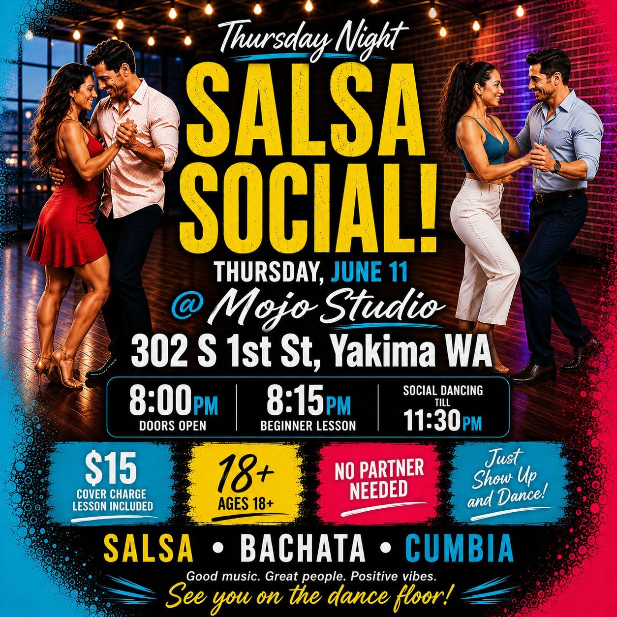 Thursday Night Salsa Social @ Mojo Studio - June 11