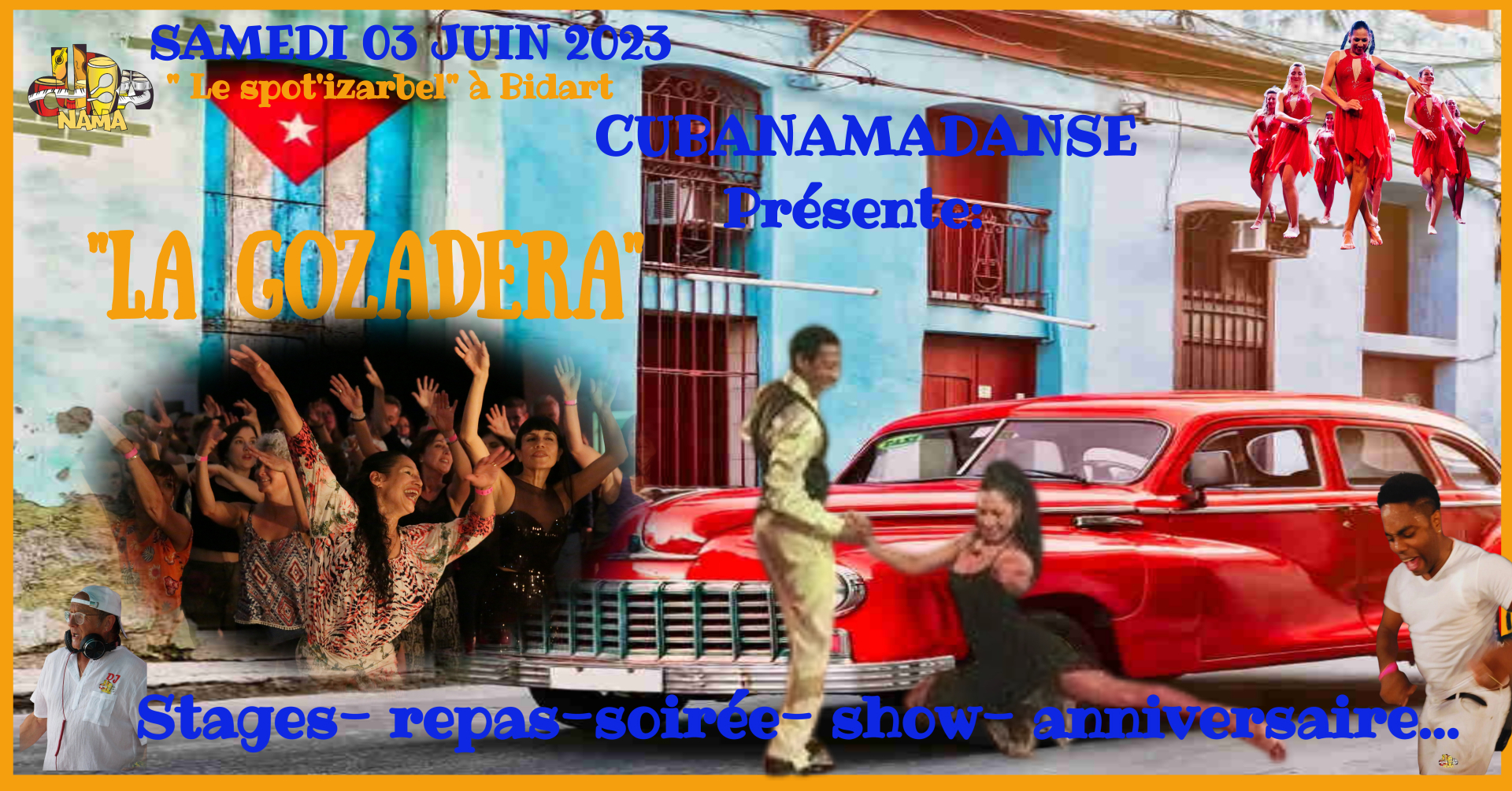 " LA GOZADERA" Stage+ repas+soirée...