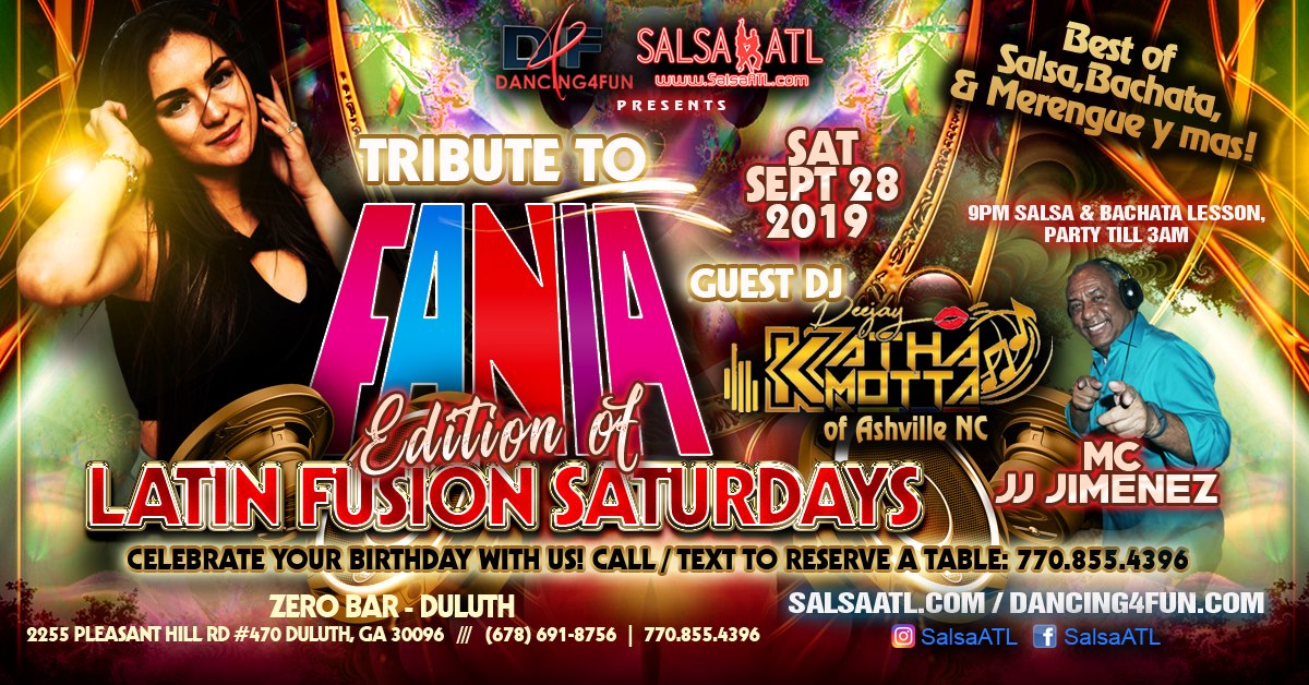 Latin Fusion Saturdays - Salsa, Bachata, Merengue -DJ King Tito