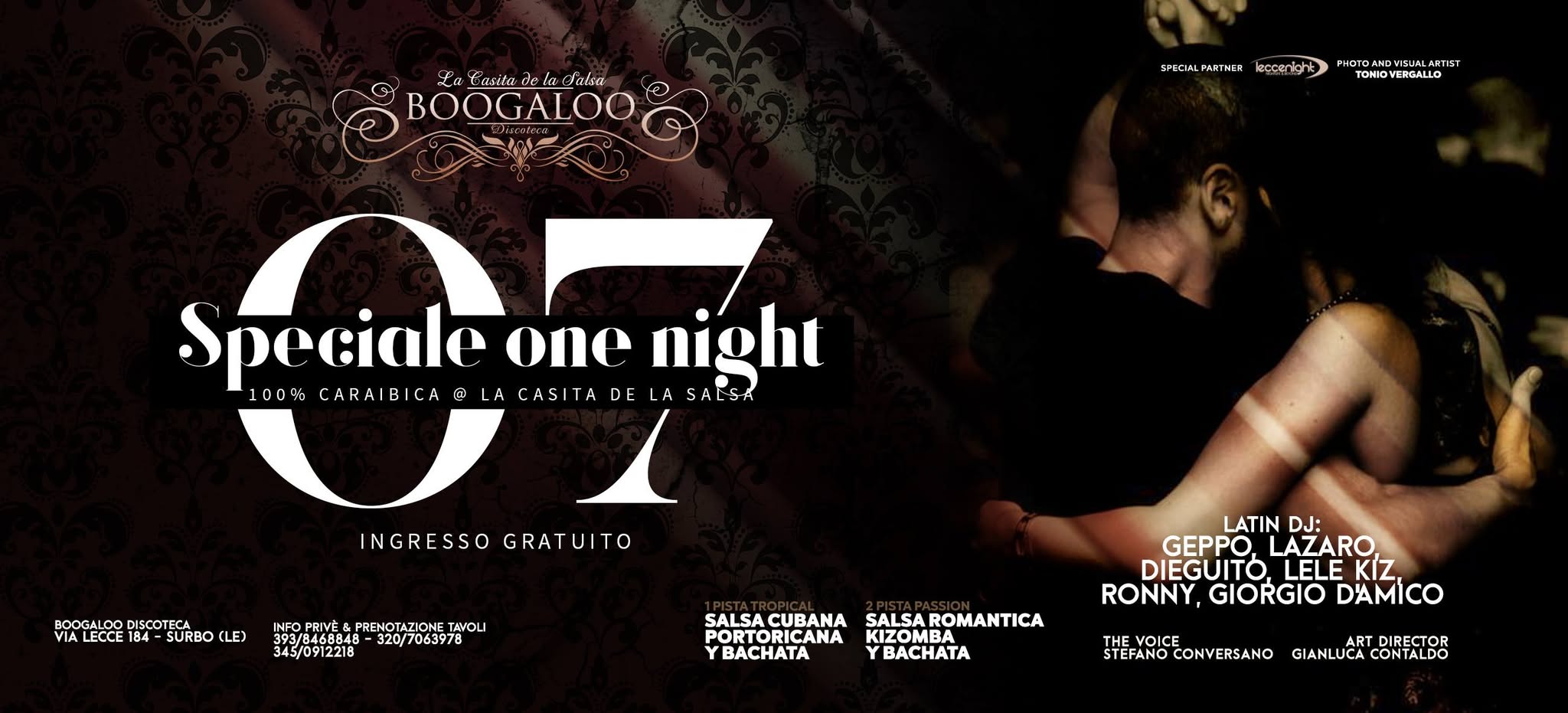 ❣ SPECIALE ONE NIGHT LATINA ❣ 100% Caraibica @ La Casita de la Salsa