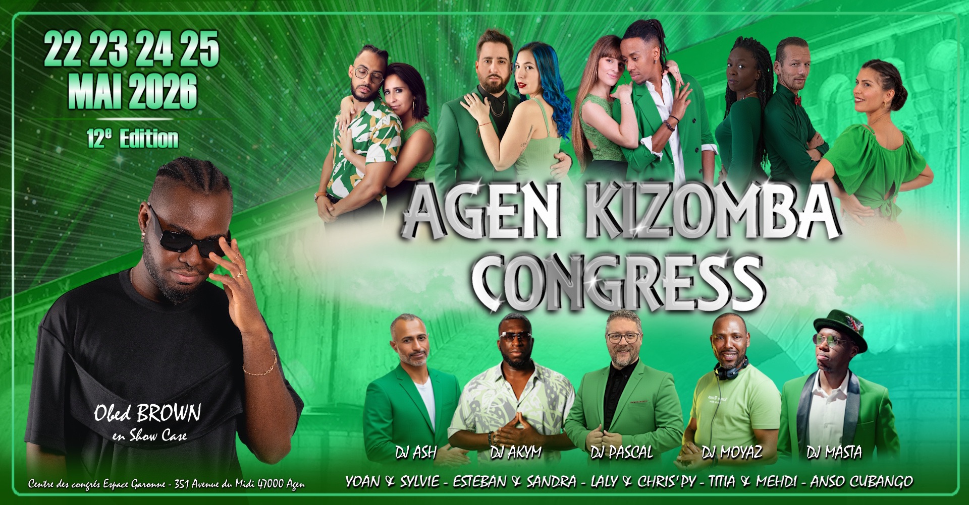 AKC 2026 - 12Γ¨me Edition - Agen Kizomba Congress