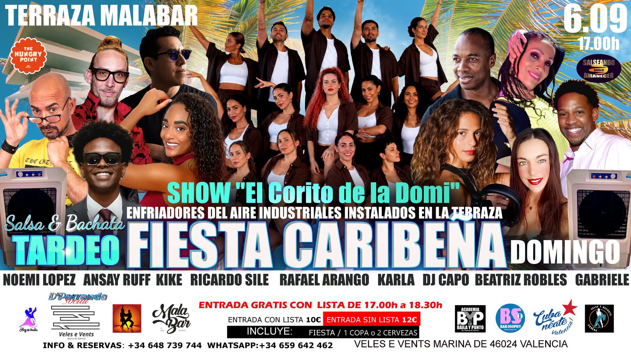 FIESTA CARIBEÑA EN LA TERRAZA MALABAR