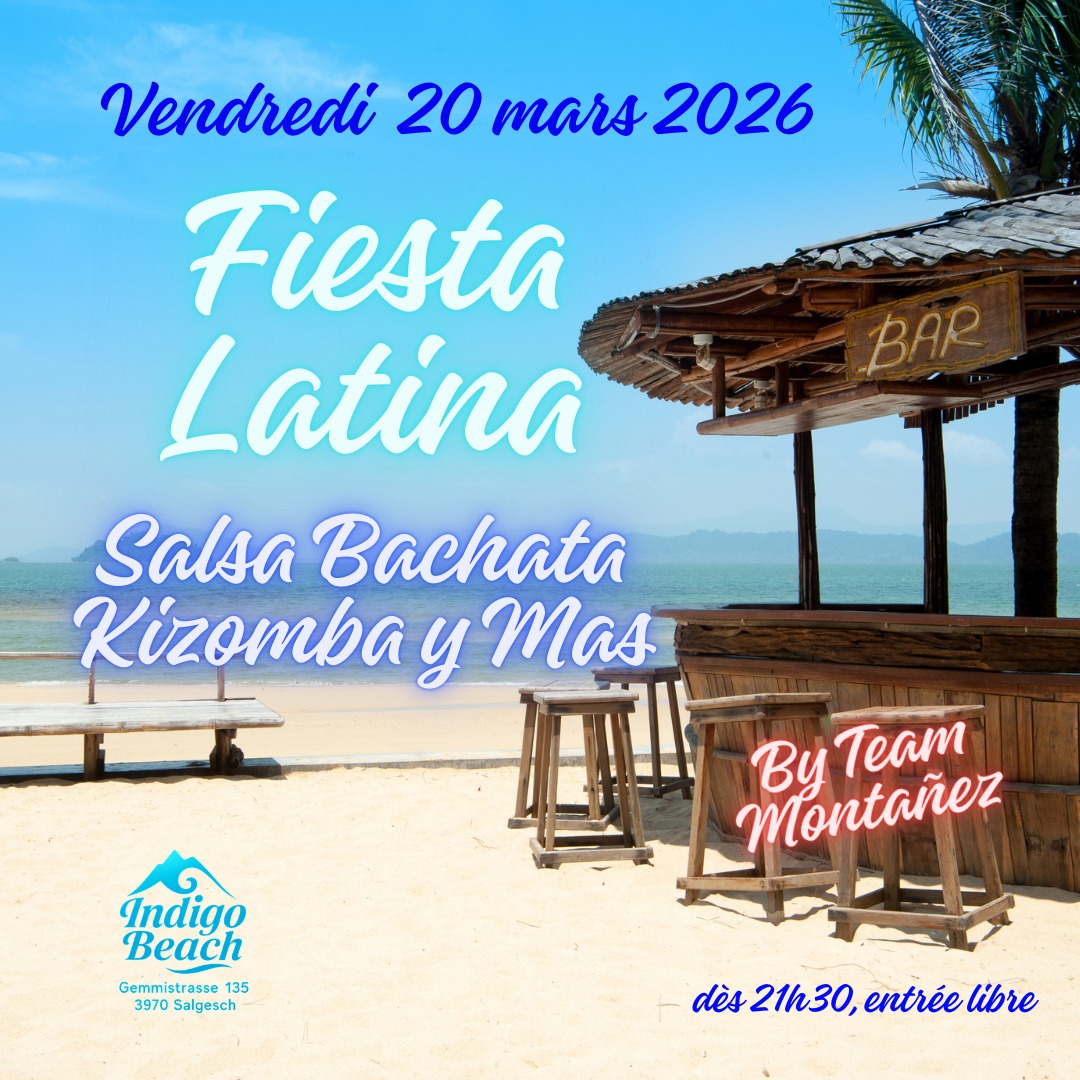 Fiesta Latina @ Indigo Beach - Start 21h30