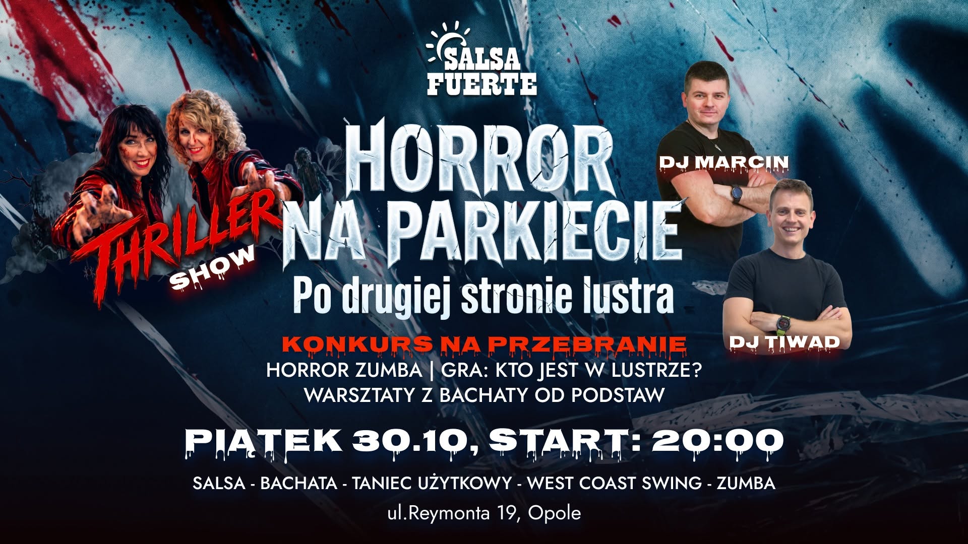 👻 HORROR NA PARKIECIE. Po drugiej stronie lustra 👻 30.10 START:20:00