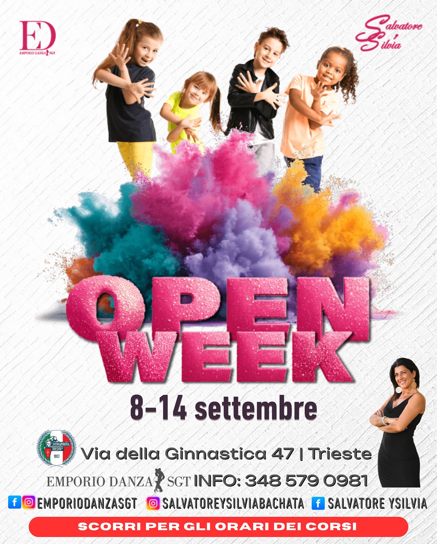 OPEN WEEK - EMPORIO DANZA SGT PER RAGAZZI E BAMBINI