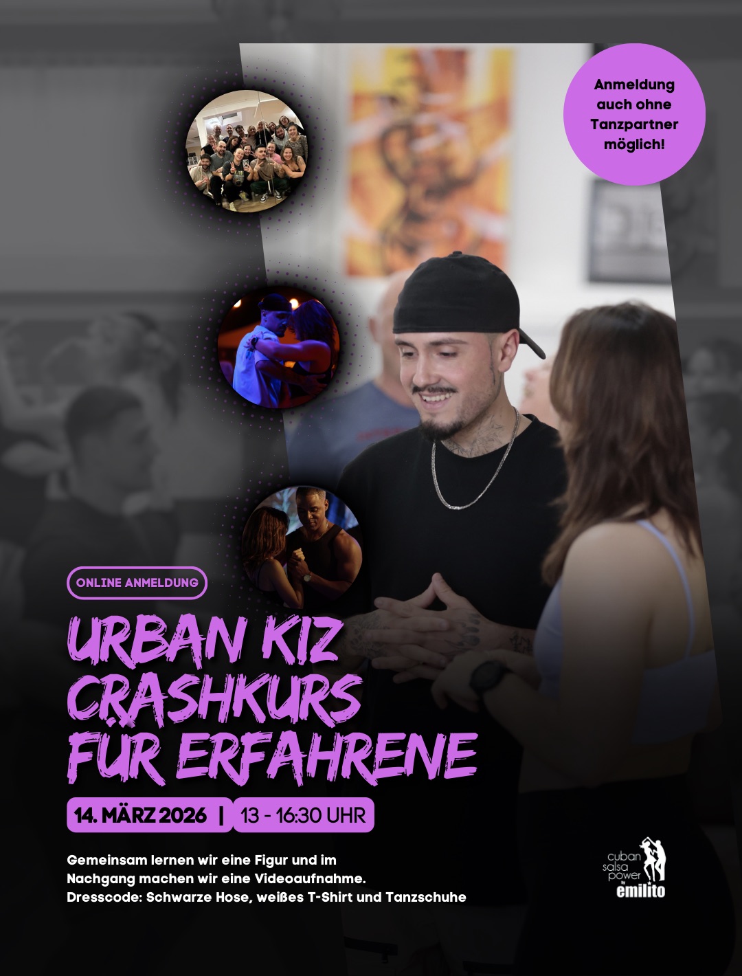 Kizomba Urban Kiz Crashkurs für Erfahrene @ Cuban Salsa Power