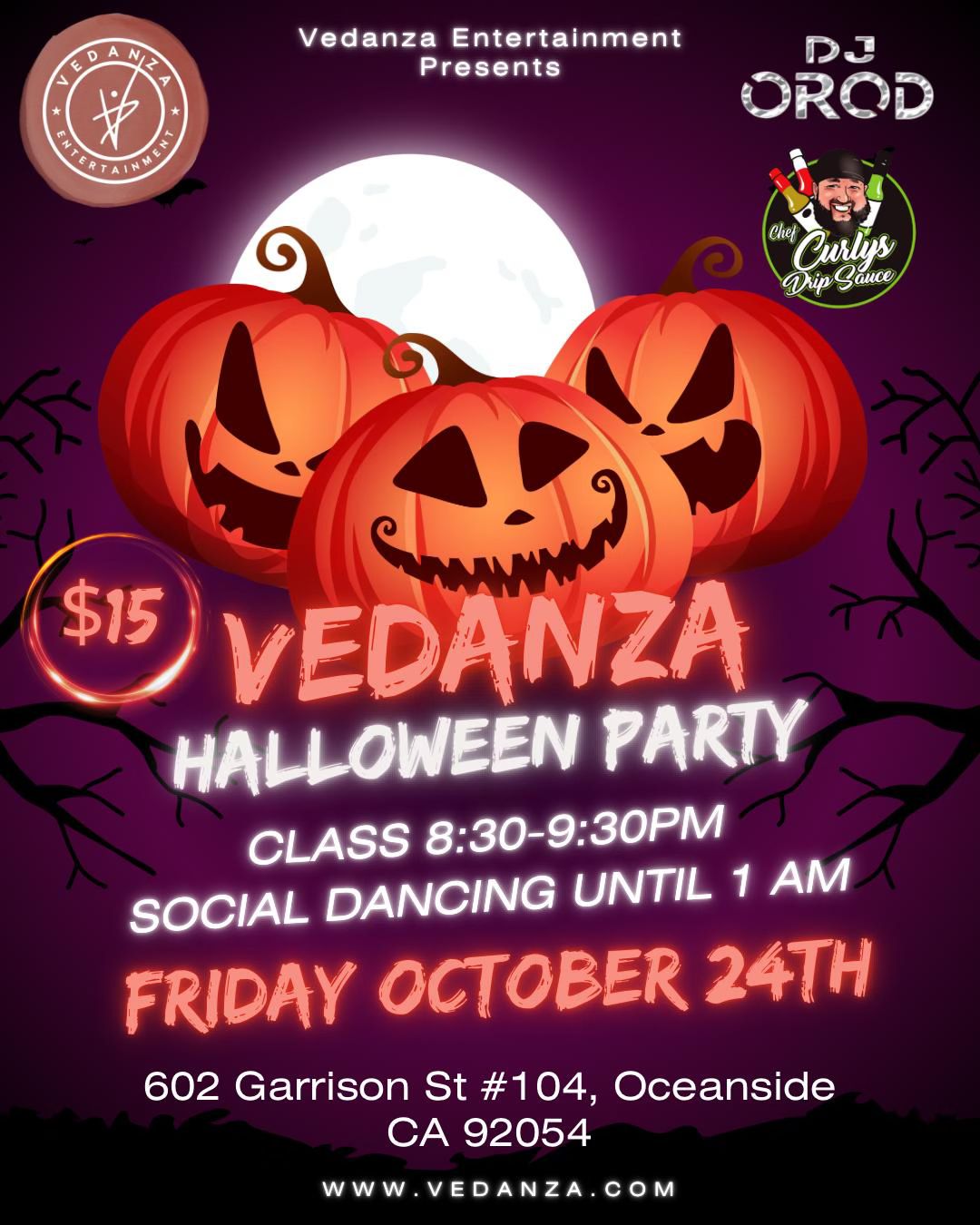 Halloween Salsa + Bachata Social in Oceanside