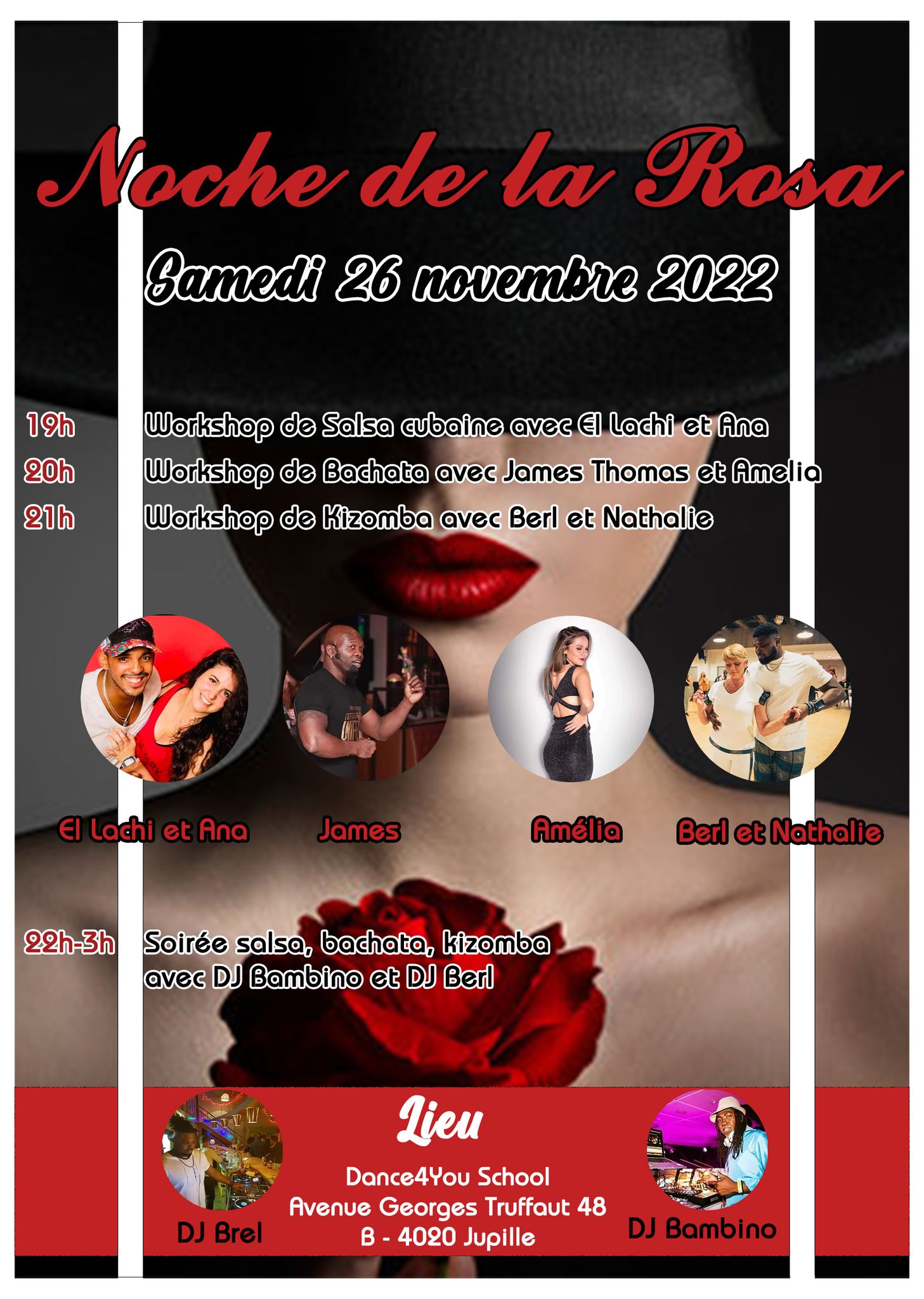 Noche de la Rosa Samedi 26 novembre 2022
