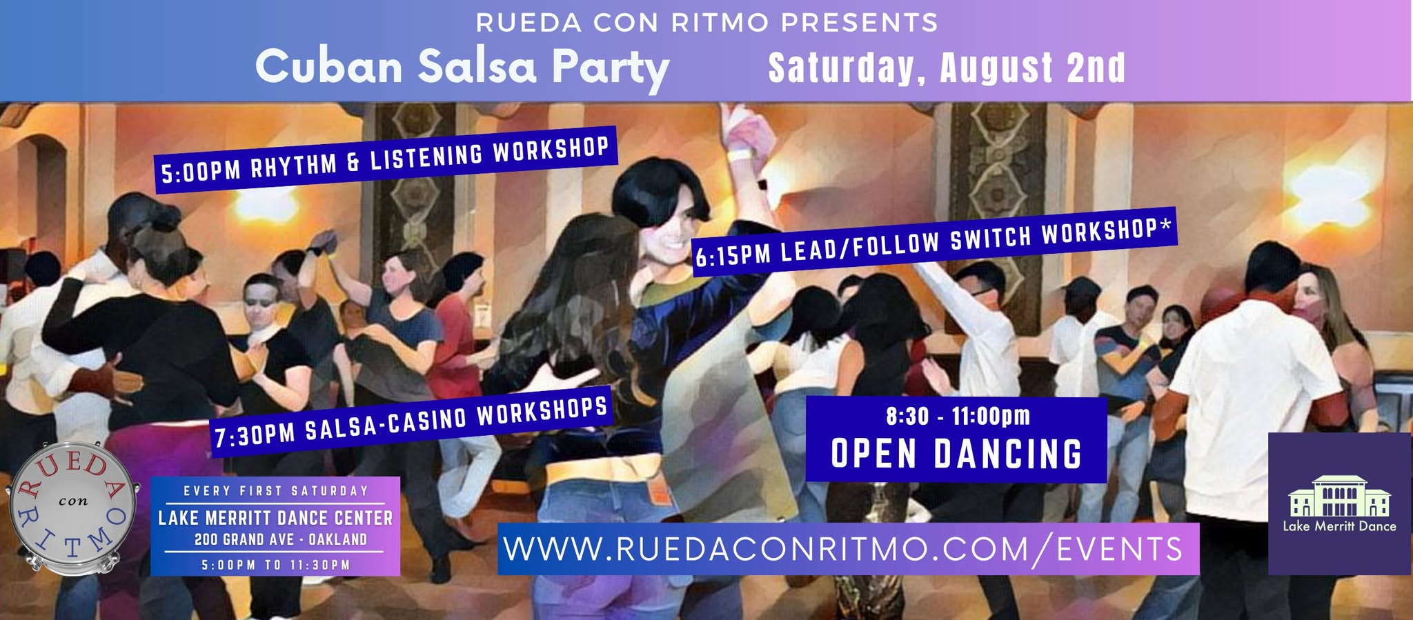 Monthly Cuban Salsa Party + Dance Workshops
