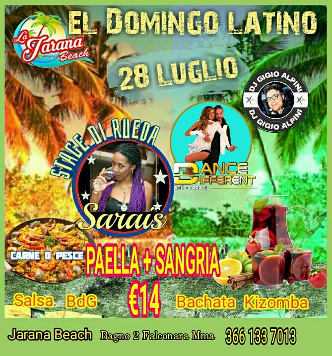 SANGRIAPAELLA LATIN PARTY