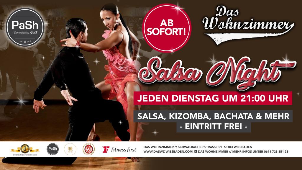 Salsa Tuesday (Salsa, Kizomba, Bachata & more) Das Wohnzimmer
