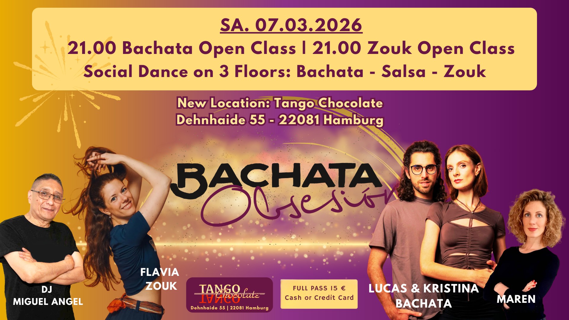 Bachata Obsesión Social Dance Event