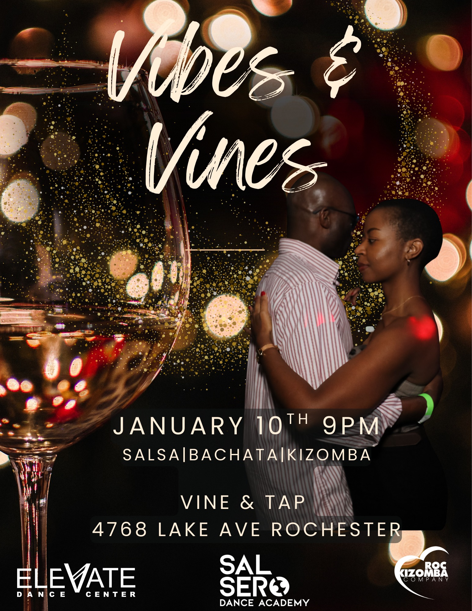 Vibes & Vines THIS Saturday 9PM-1AM - DJ Salsero - Salsa Lesson
