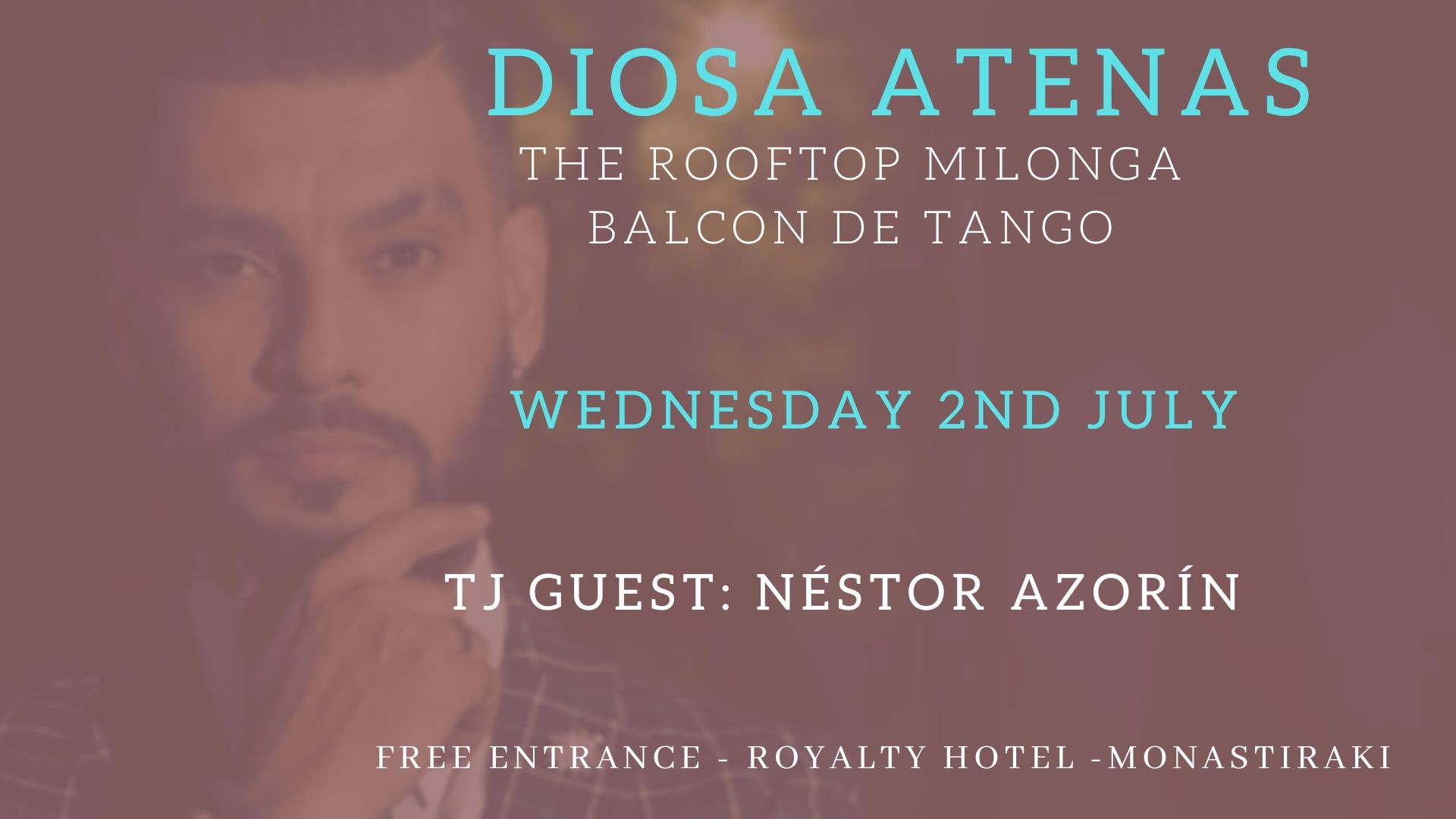 Diosa Atenas - Rooftop milonga@Tj quest Néstor Azorín
