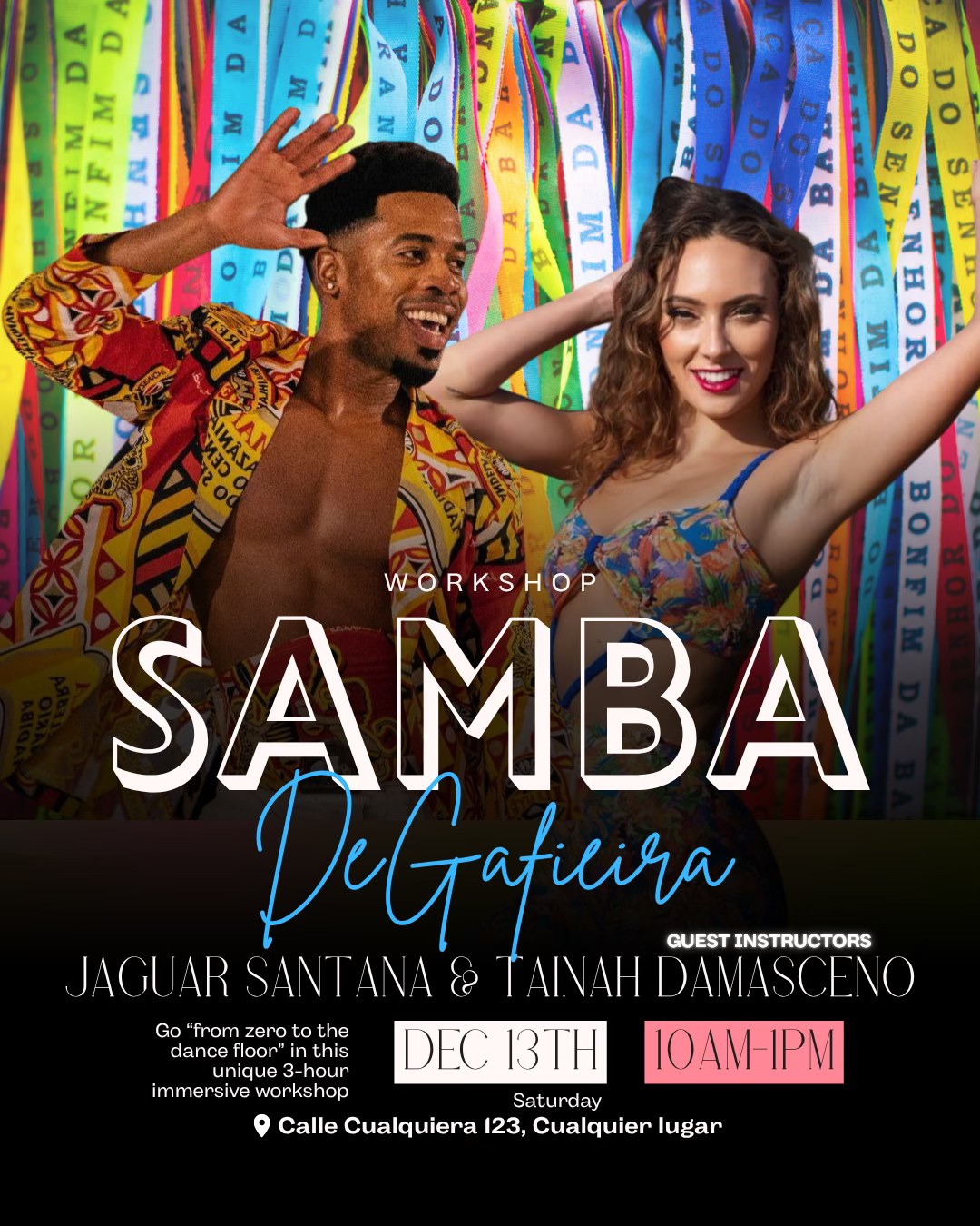 Samba de Gafieira Bootcamp w Jaguar Santana & Tainah Damasceno