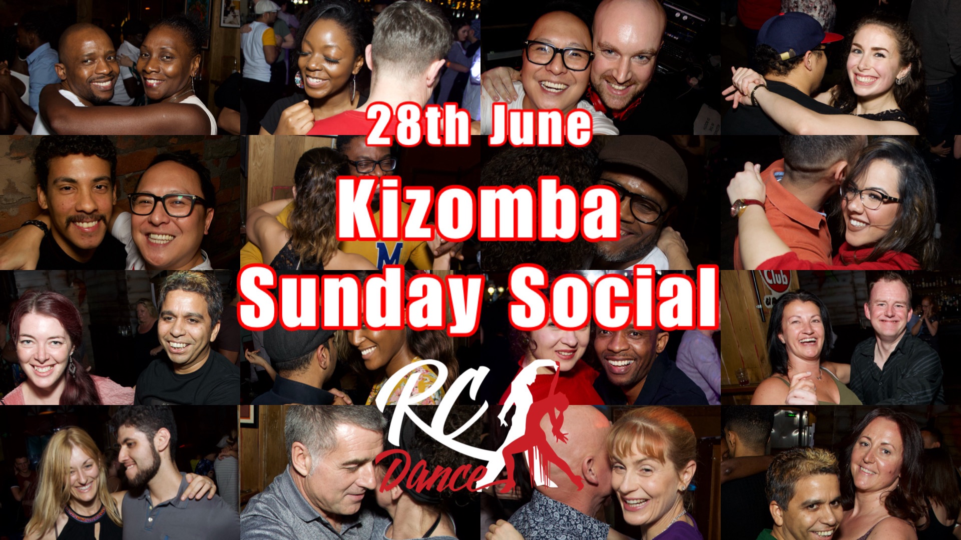 Kizomba Sunday Social 28th June - 2 Workshops & DJ Sean Wilson