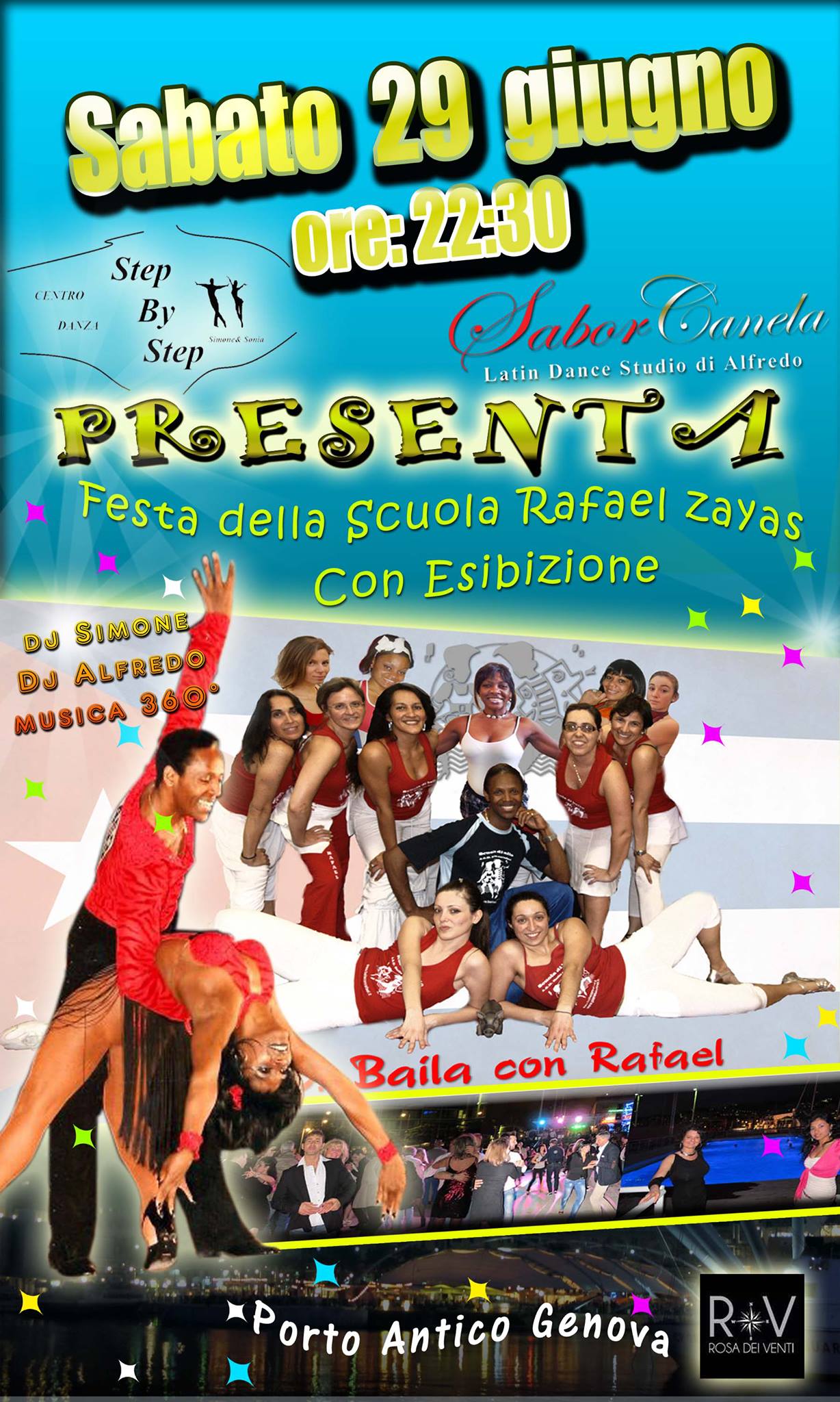 Festa della scuola di Rafael Zayas con spettacoli