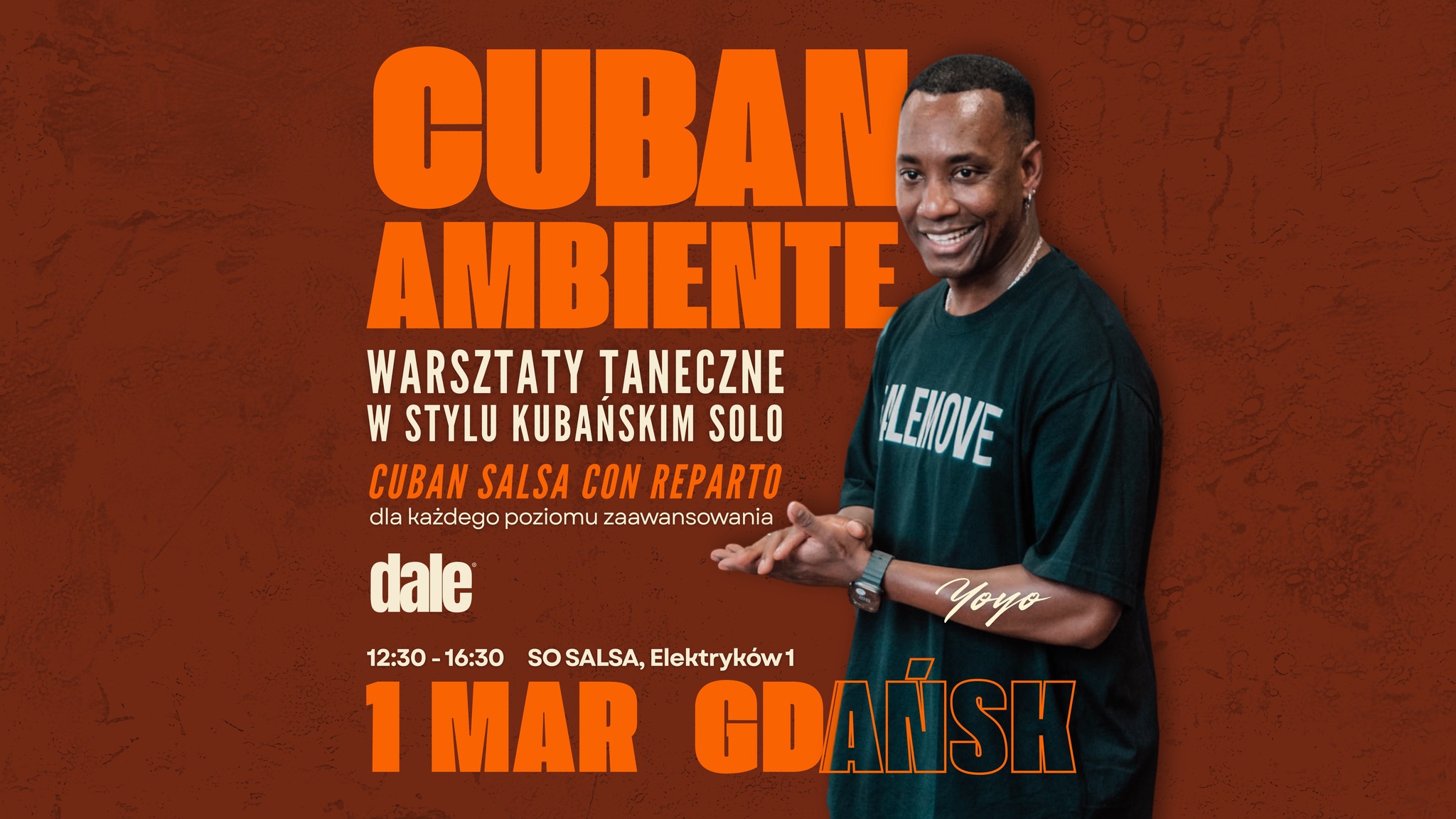 🔥 CUBAN AMBIENTE warsztaty taneczne w kubańskim stylu z YOYO 🇨🇺 1.03 Gdańsk