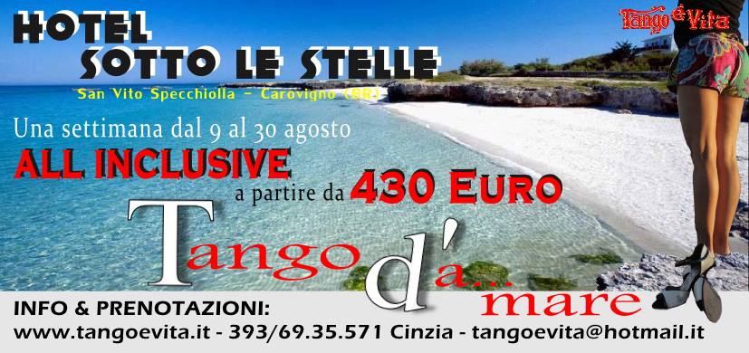 Tango d'a....mare, vacanza tango in Puglia