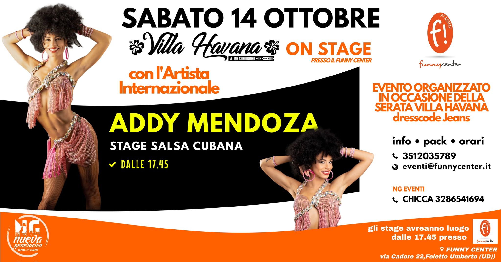 Addy Mendoza Stage @ FunnyCenter