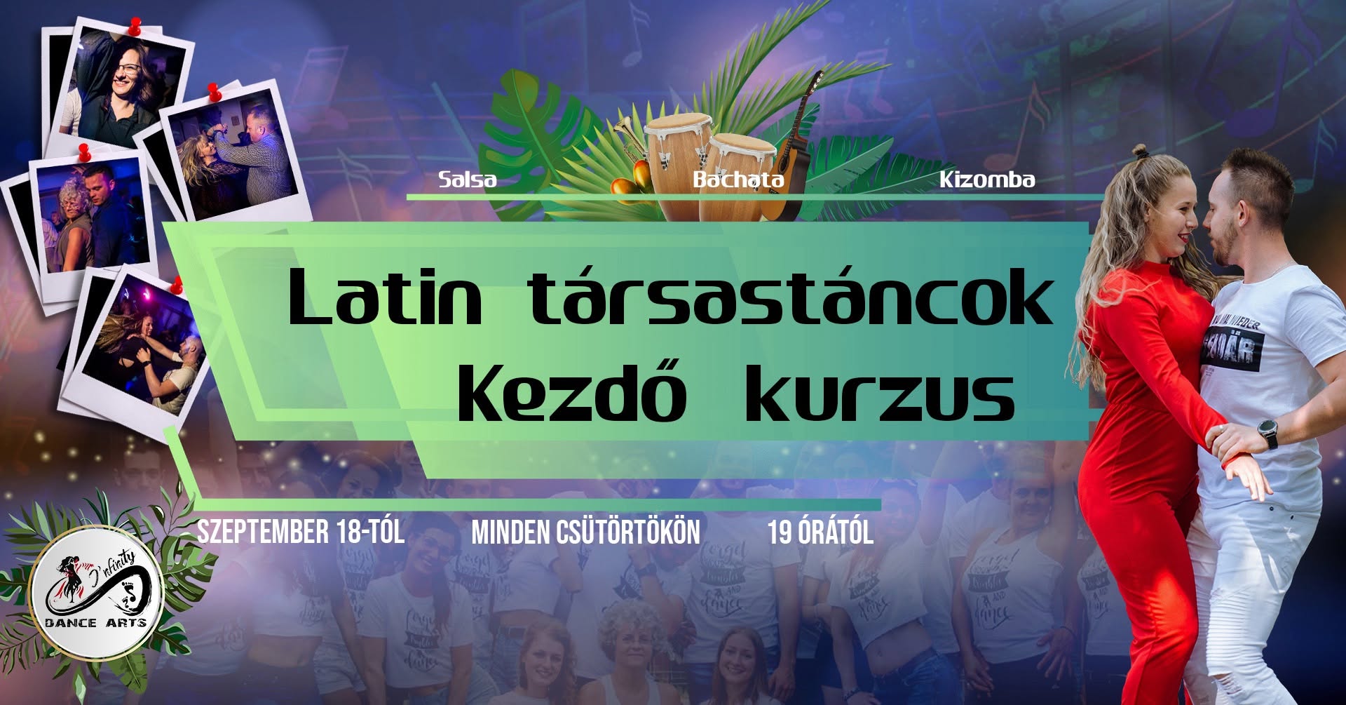 Latin társastánc - Kezdő kurzus 2025
