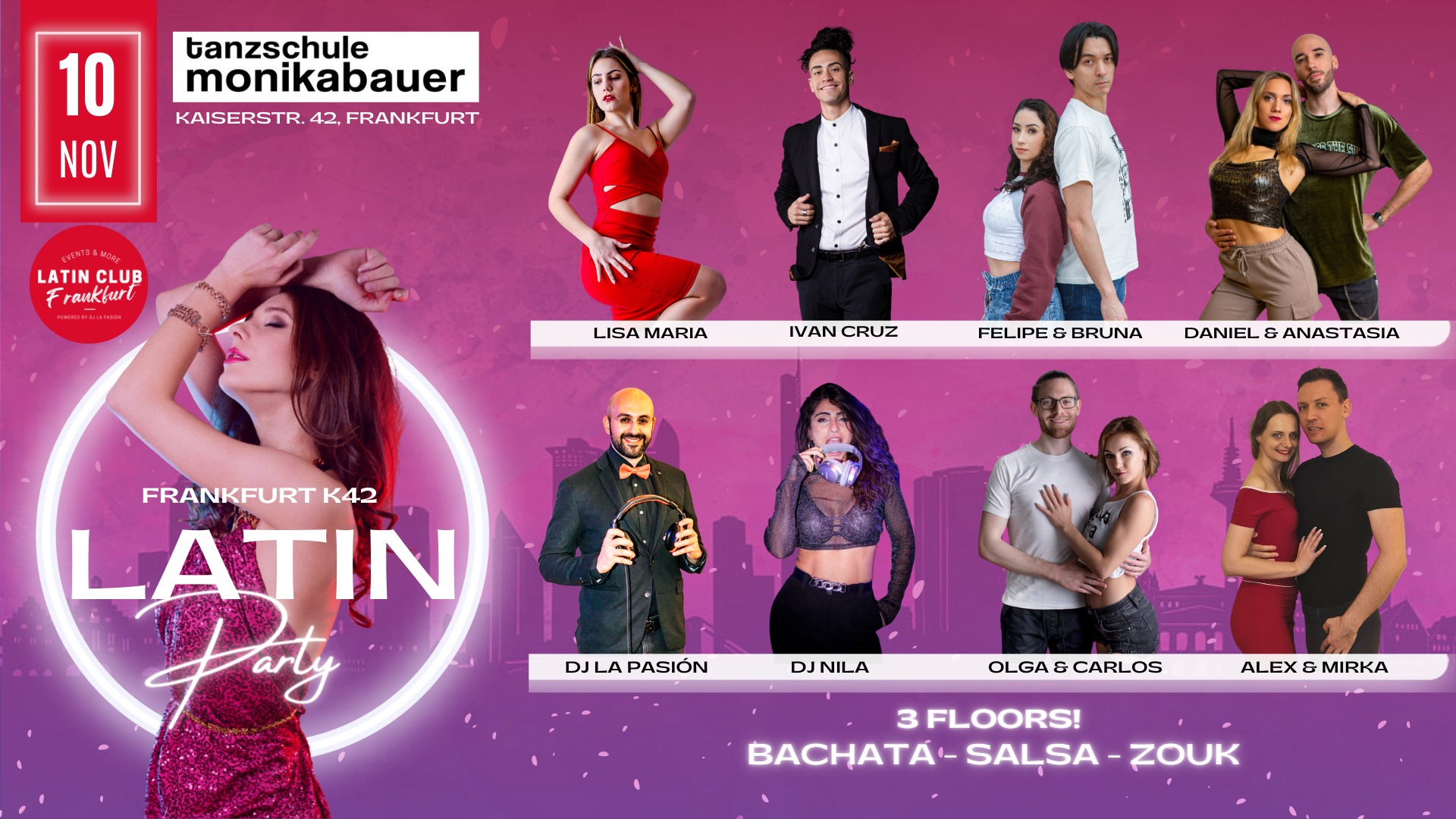 ★ Latin Party K42 ★ Frankfurt - 3 Floors!