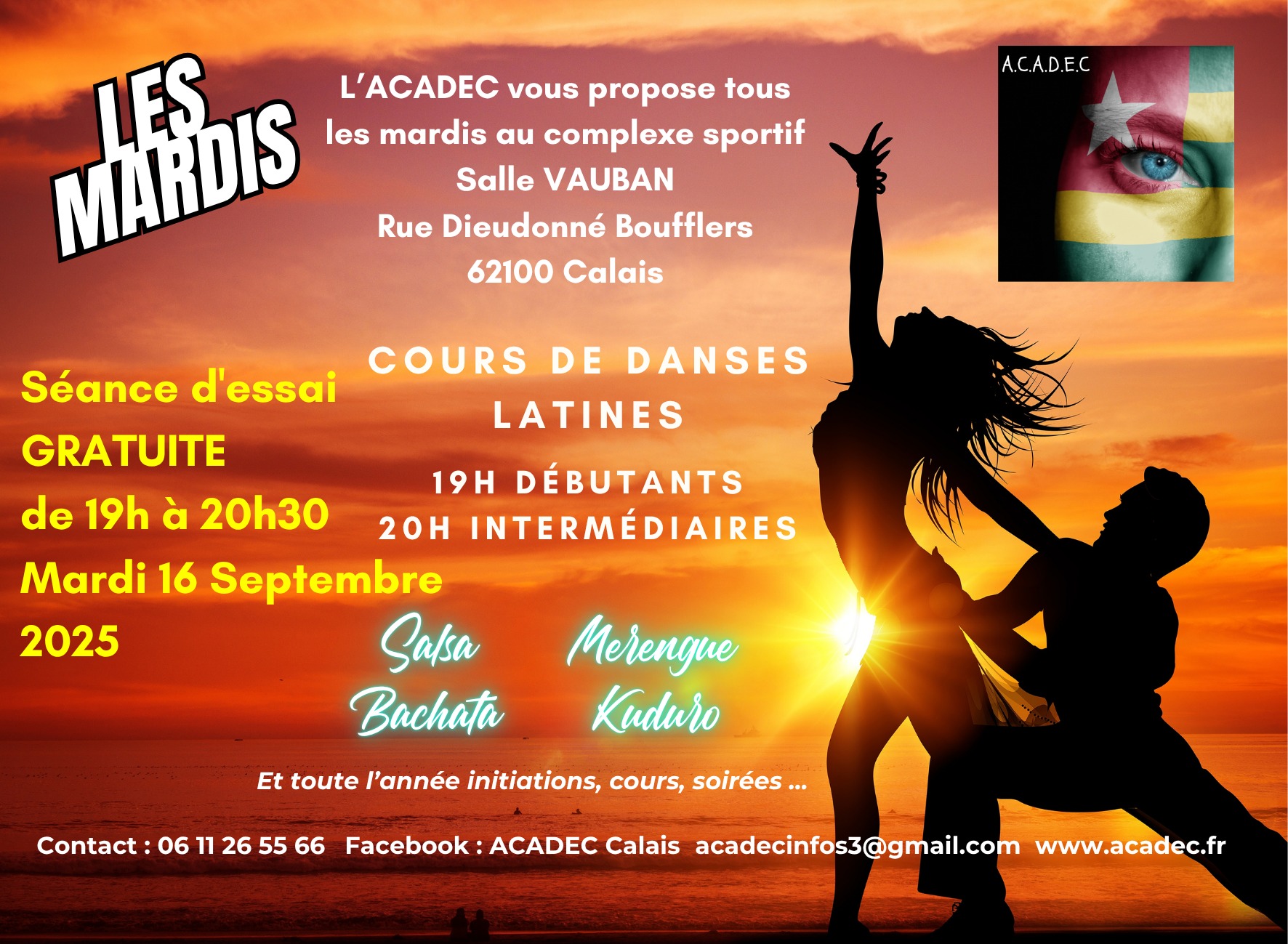 PORTES OUVERTES REPRISE COURS DE DANSES LATINES