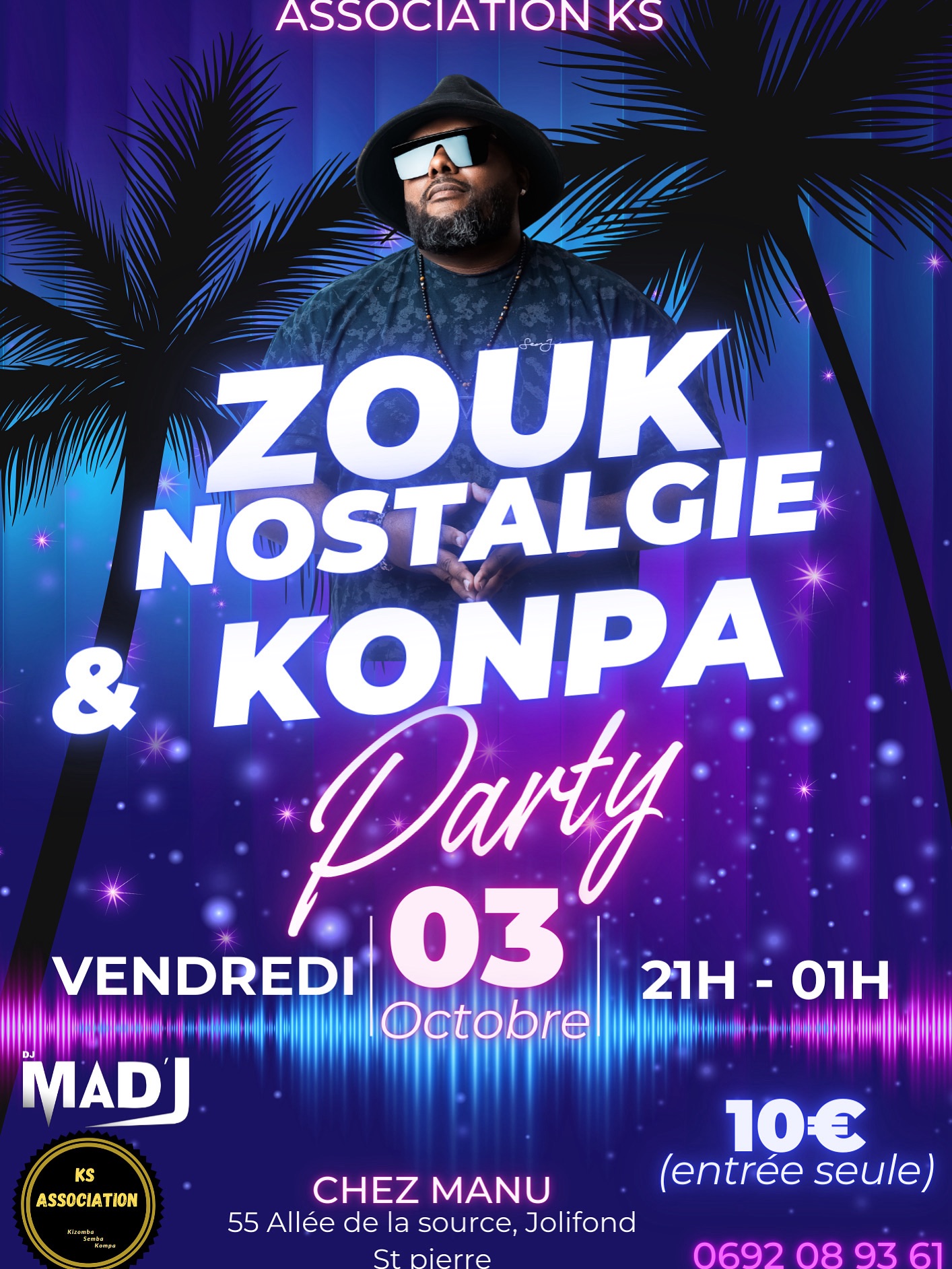 ZOUK NOSTALGIE & KONPA PARTY BY KS
