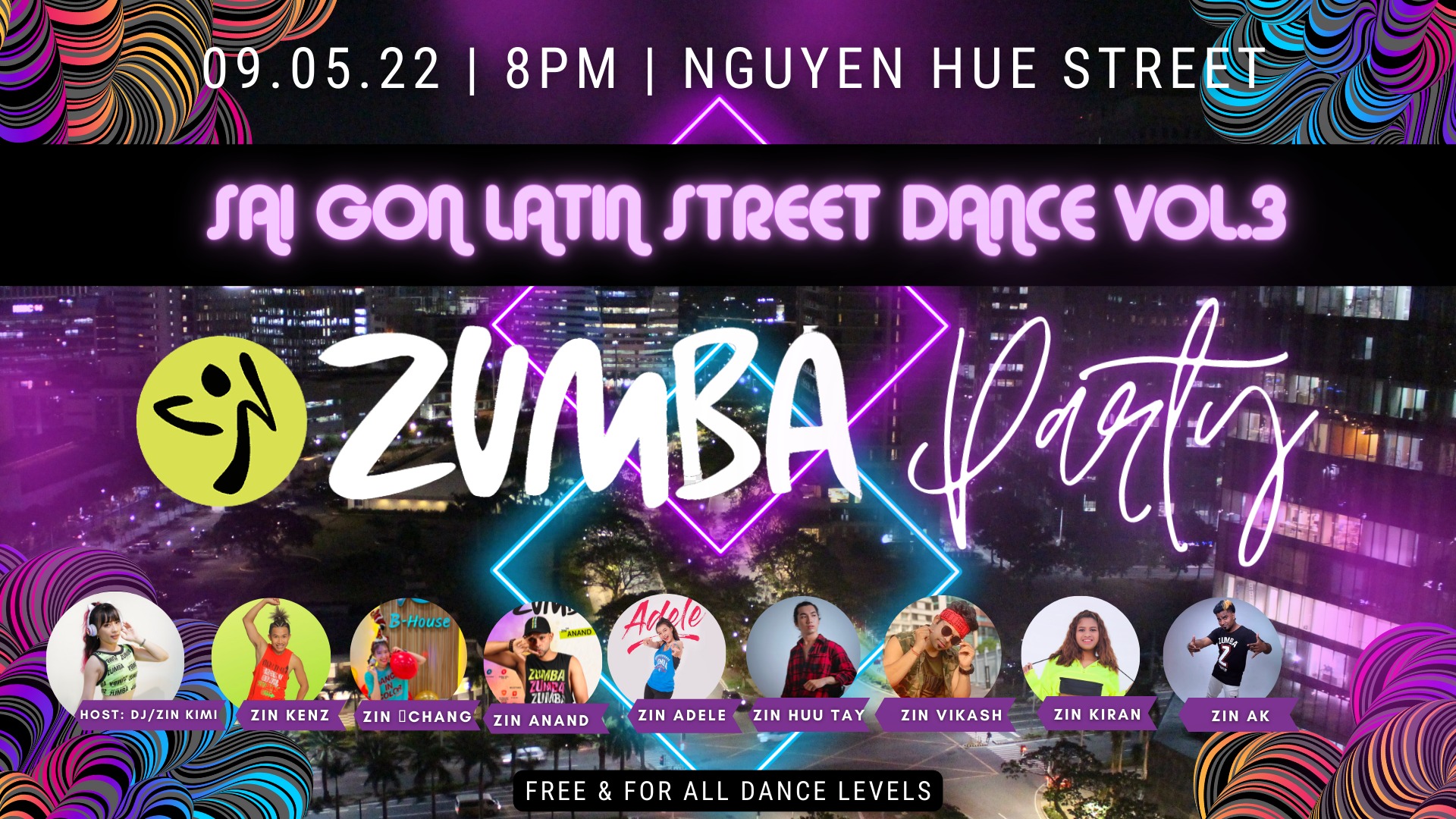 ZUMBA SAIGON STREET DANCE - Nguyen Hue St