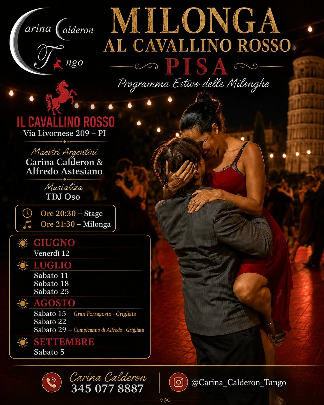 La Nave Milonguera a Pisa Cavallino Rosso