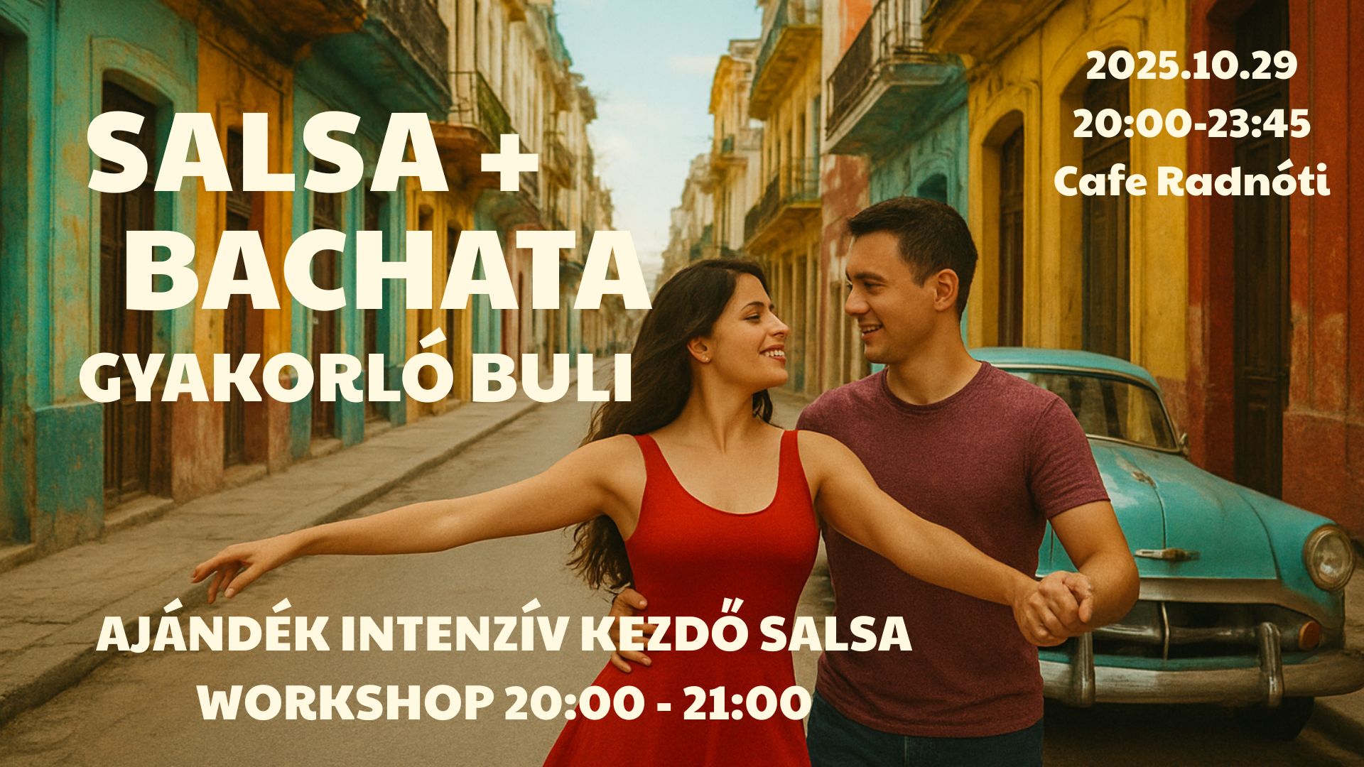 Salsa Student Gyakorlóbuli a Radnótiban!(+Bachata)