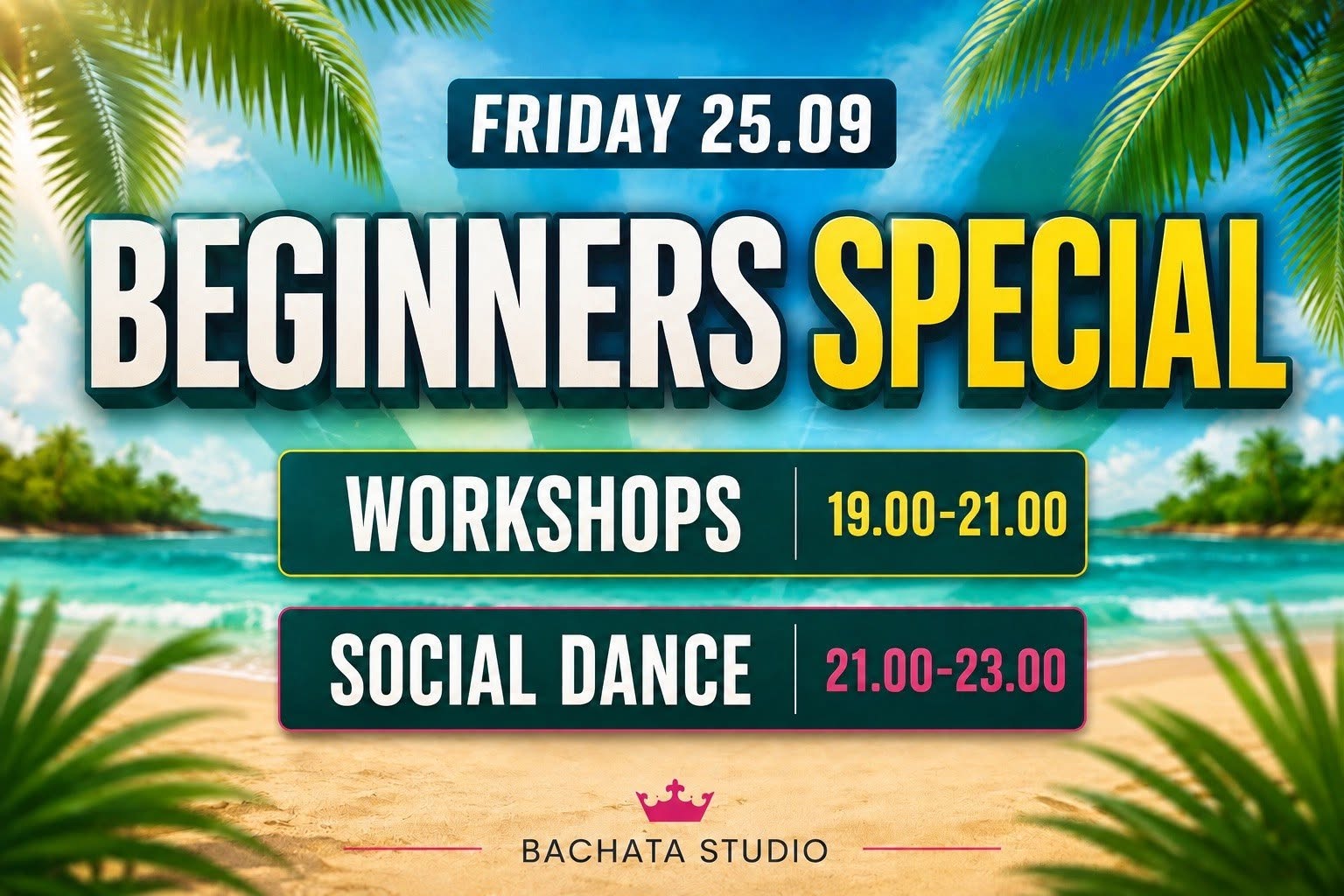 BACHATA BEGINNERS SPECIAL (25.09.2026)