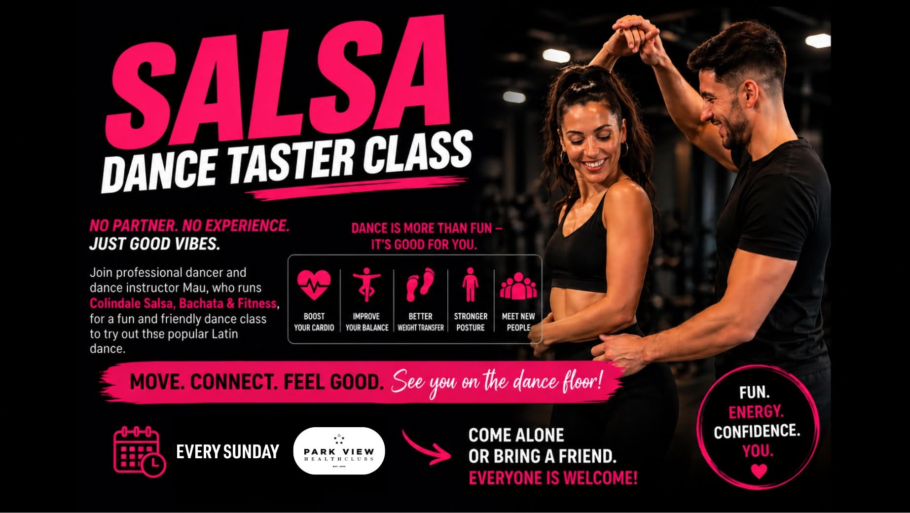 Salsa dance taster class for 1st timers, London